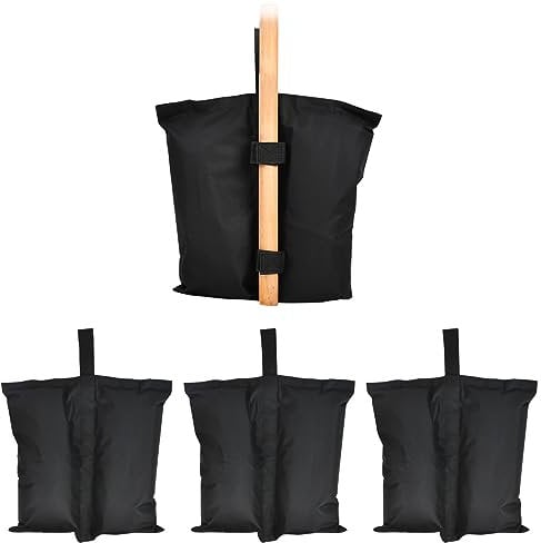 Pesi per Gazebo da Esterno 4PZ Sacchetti di Peso per Gazebo e Tende Borse per Pesi Gazebo Zavorra per Gazebo Tenda Gazebo a Baldacchino Sacchi Sabbia Gazebo Sacchetto di Sabbia per Ombrellone, Tettoia
