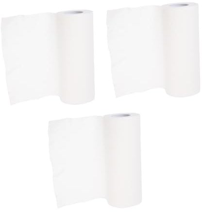 Hoement 3rolls Wet and Dry Rags for Kitchen of Dish Washing Paper Material for Furniture Wipes and Tableware Cleaning