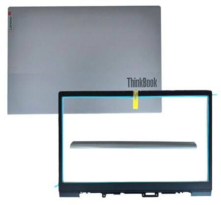Laptop LCD Back Cover Replacement for Lenovo ThinkBook 14 G2 G3 ITL are 5CB1B02549 5CB1K18593 5H50S28991 (Rear LCD Display with Front Hinge Cover)