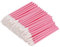 WeddHuis 300 Stück Make Up Lippenstift Pinsel, Einweg Lippenpinsel, Schminkpinsel für Perfekt Lippen Makeup (Rosa)