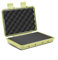 Small Tool Box - Flight Case With Cubic Foam Insert And Foam CoverToolbox Equipment, For Hardware Tools Camera Lenses (Yellow)