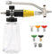 Lance mousseuse pour nettoyeur haute pression - à savon pour nettoyeur haute pression | Avec 5 buses distributeur ergonomique 1 000 ml pour jardin, terrasse, ferme