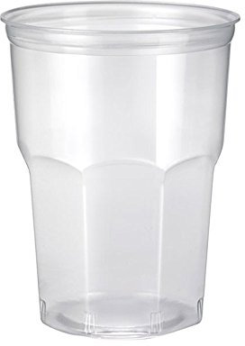PZ 100 COCKTAIL GLASS 160 CC TRANSPARENT BICCHIERI KRISTAL IN PLASTICA RIGIDA PER COCKTAIL GRANITE FRAPPE' LONG DRINKS