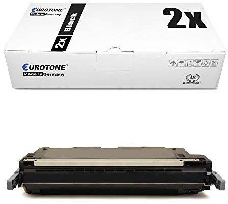2X Eurotone kompatibler Toner für HP Color Laserjet 3600 3800 wie Q6470A 501A Black