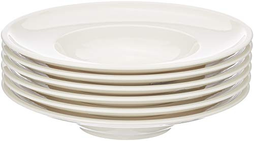 Villeroy & Boch Artesano Original Suppenteller, Porzellan, Weiß, 27.5 x 27.5 x 13 cm, 6 Einheiten