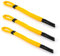 Edison & King Schwimmfähiges Brillenband im 3er-Pack - Sportbrillenband für Wassersport geeignet - ca. 66 cm lang (gelb)
