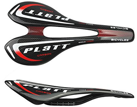PLATT Carbon Sattel Rennradsättel leicht Fahrrad Sattel Sportsattel für Rennrad und MTB