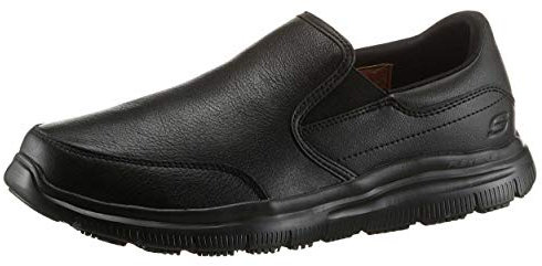 Skechers Herren Flex Advantage Sr Slip On Sneaker, Schwarz (Black Blk), 39 EU