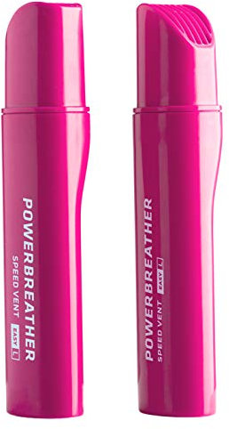 POWERBREATHER Speed Vent Easy L (Pink) - 13,7cm Langer Ventilaufsatz für AMEO Schnorchelset für Freiwasser, Welle, Schnorcheln (Zubehör - Immer frische Luft durch patentierte Ventiltechnik)