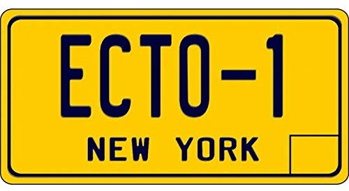 Inga Ghostbusters Ecto-1 New York Nummernschild 15,2 x 30,5 cm