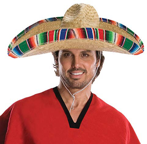 Multicolor Sombrero Hat (1 Pc.) - Perfect for Parties, Festivals, Celebrations, World Cup, & Cinco de Mayo Halloween Halloween