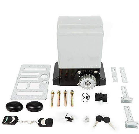 Kit de motorisation de portail coulissant 370 W pour ouverture de porte de garage, portail coulissant, jusqu'à 600 kg
