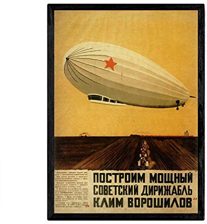 Nacnic Vintage Poster russische Globo. Blätter für Interieur mit klassischen und antiken Werbebildern zu dekorieren. Gemälde Retro-Dekor. A3