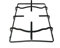 Griglie Ariston Hotpoint Indesit in ferro smaltato nero lucido per cucina a gas piano cottura PC750 5 fuochi - C00303486 - C00303487 - C003034488 (Griglia centrale GRG024)