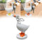 Siluyado Magnetischer Gans Schlüsselhalter, Tier Magnetischer Schlüsselhalter, Magnetische Gänsestatue für Schlüsselanhänger, für Schlüssel Brille Glocken,Orange Ente