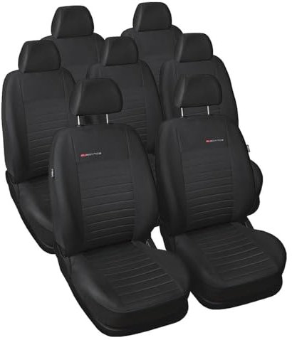 Mossa - Maßgeschneiderte Sitzbezüge Auto kompatibel mit Seat Alhambra II Van (2010-2020) - Autositzbezüge Schonbezüge für Autositze - E4 2