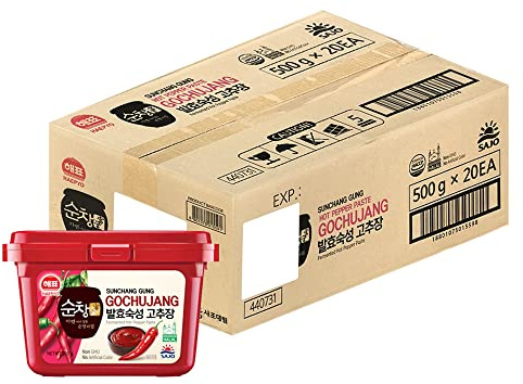 [Halal] Sajo Haepyo Sunchang Gung Hot Pepper Paste (Gochujang) 500g (Box of 20)
