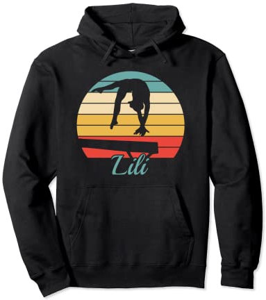 Lili Gymnastik Geschenk - Custom Turnen Shirt - Lili Pullover Hoodie