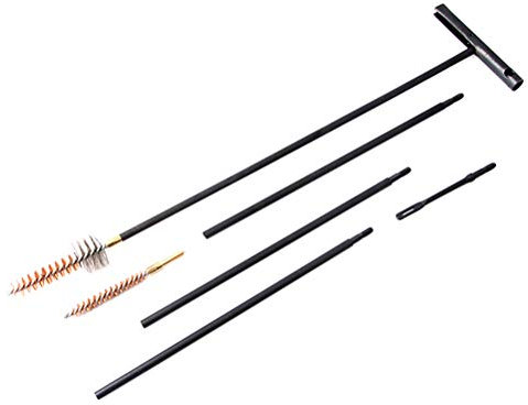 11 Pezzi/set Kit di Pulizia per Pistola per Fucile, Asta di Pulizia 22cal, Kit di Pulizia per Pistola per Pulizia Foro, Spazzola Protettiva Durevole in Nylon, Strumenti per Pulizia di(Come mostrato)