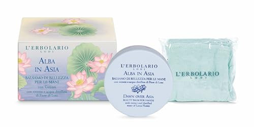 L'Erbolario Alba in Asia Handbalsam 75ml inkl. Baumwollhandschuhe