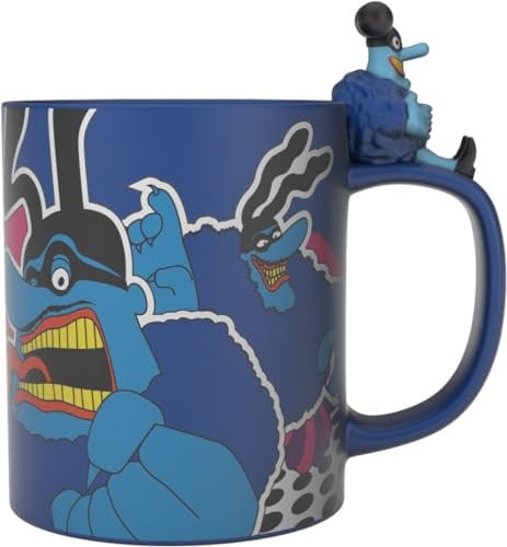 The Beatles Blue Meanie 3D Henkel Unisex Taza multicolor cerámica