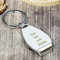 Personalised Custom Silver Plated Novelty Bottle Opener Keyring - for Him, Birthday, Christmas, Valentines, Secret Santa