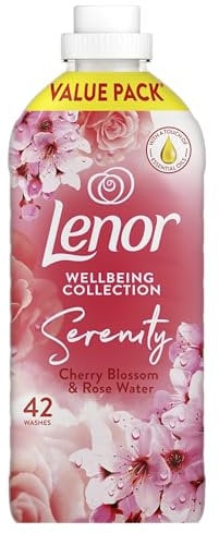 LENOR Balsamo per tessuti, fiori di ciliegio e acqua di rose, 42 lavaggi, 1386 ml