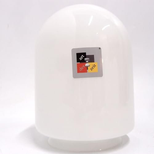 Lampenschirm 175 130 81 mm 2x Glas Opalglas weiß glänzend Bauhaus Leuchte Ersatz