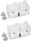 Angoily 2Er-Box Fischbrutkasten Fischzucht-Brutkasten Fischnetz für Aquarien Netz für Fischinkubatoren Fischzüchter Zucht von Aquarienfischen Oxygenierung Isolationsbox Zierfische Zuchtbox