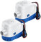 SUNSBELL 2PCS Bomba de Sentina Automática 1100 GPH, 12V Bomba de Achique Automático Barcos con Interruptor de Flotador, Eléctrica Bomba Sumergible Pequeña Agua para Estanques Piscinas
