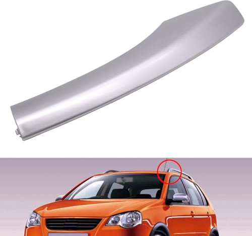 Dachgepäckträger Dachreling Abdeckung Vorne Links Dach Gepäckträger Schiene Ende Shell Plasitc Abdeckung Für VW Cross Polo 9N3 2007 2008 2009 2010 2011