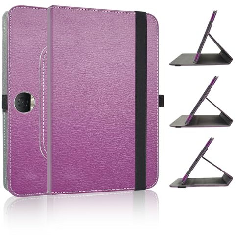 JRTAL Kompatibel mit Honor Pad 9 Hülle,360°Drehbarer Cover Kunstleder Schutzhülle Tasche Etui mit Ständerfunktion für 12.1 Honor Pad 9 Tablet（Nicht für Andere Modelle）- Violet