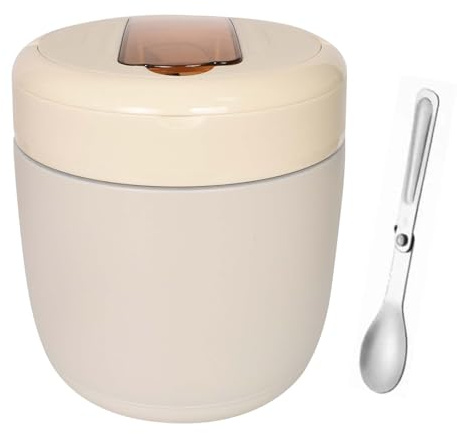 Lunaanda 1200ml Termo Para Comida,Termo Comida Caliente,Fiambrera Acero Inoxidable,Con Cuchara Plegable,A Prueba De Fugas,Fiambrera Térmica,Para Sopa, Pasta,Oficinas Y Escuelas