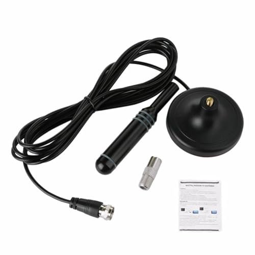 TV Aerial - TV Antenna | Long Range Reception Convenient Setup Aerial | 360°Reception High Gain Digital Freeview TV Antenna | Portable Indoor/Outdoor Digital TV Aerial for Home, Enhances Audio Quality