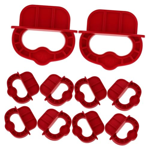 NOLITOY 12Stücke Abstandshalter für Terrassendielen Wiederverwendbare Abstandsführung für Gleichmäßige Abstände Verhindert Verwerfungen und Knickungen