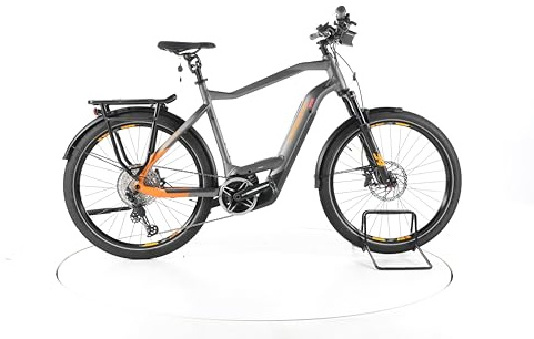 HAIBIKE E Bike Trekking 10 Trekking E-Bike Herren 27,5 Zoll Elektrofahrrad, Bosch 85 Nm 625 Wh, 12 Gänge, Hydraulische Scheibenbremse 179-187 cm grau (Generalüberholt)