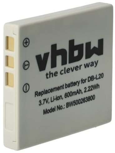 vhbw Replacement Battery compatible with Bang & Olufsen BeoPlay H7, H8, H9 Wireless Headset Headphones (550mAh, 3.6V, Li-Ion)