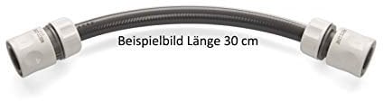 TW-DES Adapterschlauch 30 cm, 1/2 Schnellanschlüsse, GARDENA-kompatibel, flexibel und robust, lebensmittelechter Schlauch, zur Verbindung der TW-DES-Befüllfilter zum HEOS-Befülldeckel