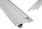 B-WARE - T-STA 30° LED Alu Treppenprofil Treppenwinkel Profil Stufen silber + Abdeckung 2m opal
