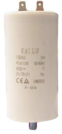 ATIKA Ersatzteil | Kondensator 45µF für Gartenhäcksler ALA/ALH/AMA/ALF/AMF/GHD/LHF/BioQuick