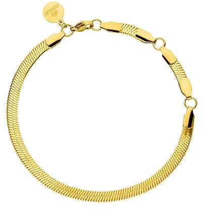 Purelei® ilalo Armband (Gold) – Elegantes, verspieltes Damen Armband – Edelstahl – Verstellbare Länge 16-19 cm – Hawaiianisch inspiriert & wasserfest