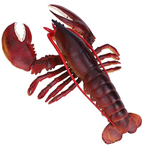 Kunststoff Hummer Dekor, glatt und weich sicher Kunststoff Hummer,(Dark-Australian Lobster, 23cm)