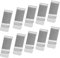 Geldklammer, 10 Stück Slim Edelstahl Geldscheinklammer Money Clip Geldclip Geldspange für Banknote Visitenkarte Kreditkarte