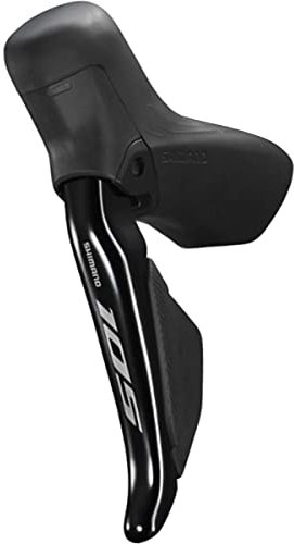 SHIMANO 105 ST-R7170-L Di2 Shift/Brake Lever with BR-R7170 Hydraulic Disc Brake Caliper - Front, 2X, Flat Mount with
