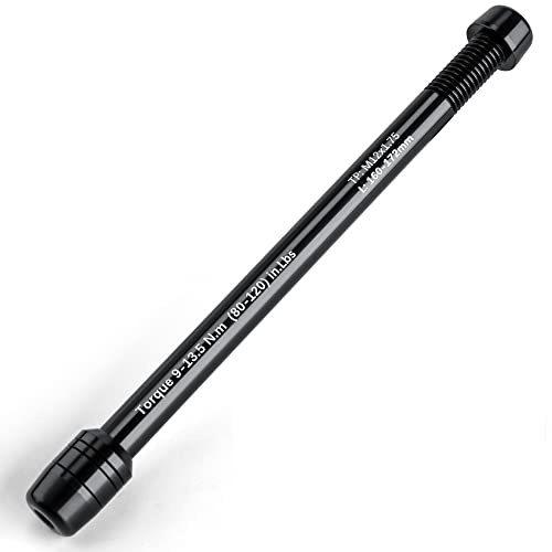 CXWXC Assi Passanti da 12 mm per Bici da Ginnastica – Adattatore per ASSE Passante M12 x 1,0/1,5/1,75 per Ruota Posteriore – Adattatore per assali Passanti