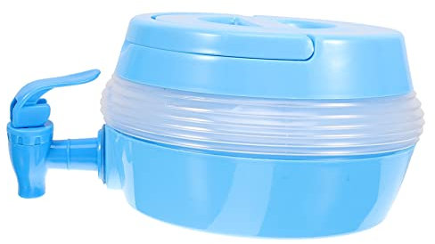 Cabilock 1 Juego Pava Agua Plegable Agua Portatil Nevera Tetera Fria Cubo Claro Nevera Dispensador De Agua Dispensador De Agua Infundida Cargador De Agua Viajar Canalón Bebidas El Plastico