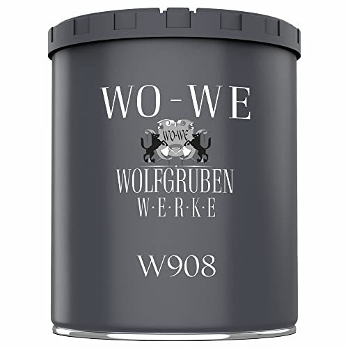 WO-WE Metallschutzlack 4in1 Metalllack Metallfarbe Metallschutzfarbe W908 Lichtblau - 750ml