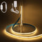 HEGEHE - Striscia LED COB dimmerabile DC12V autoadesiva, 320 LED/m Striscia LED FCOB flessibile CRI90+ con dimmer, adatta per illuminazione di interni [2m, Bianco caldo 3000K]