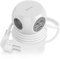 AISENS Multiprise Multifonction avec 3 Prises, 2 x USB C, 2 x USB A, 1 4 m, Blanc