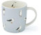 Cooksmart British Designed Barrel Coffee Mug | Ceramic Coffee Mugs for Home or Work | Large Mugs for Hot Drinks | Tea and Coffee Cups - Coastal Birds